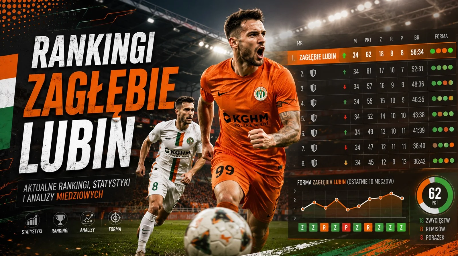 Rankingi Zagłębie Lubin