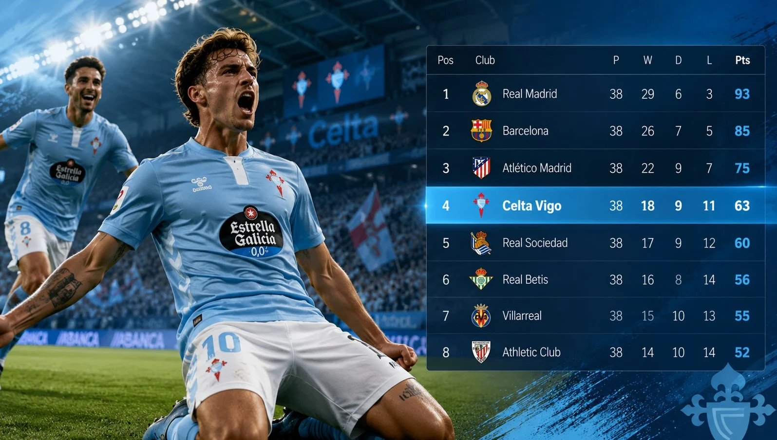 Rankingi Celta Vigo
