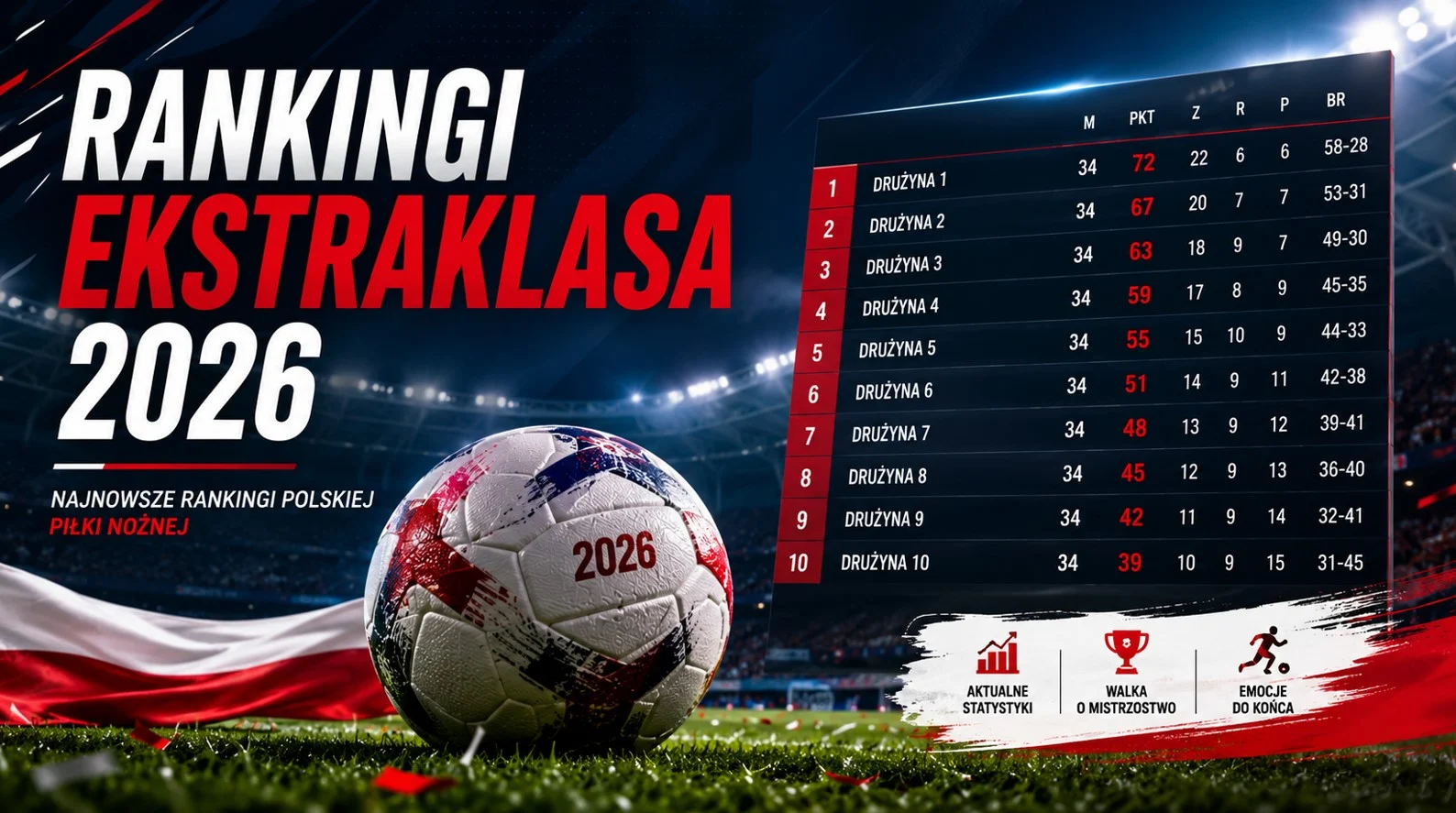Rankingi Ekstraklasa 2026